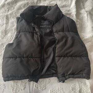 Black Puffer Vest